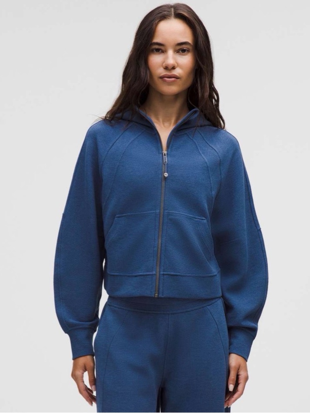 Lululemon Scuba Oversized Full-Zip Hoodie *Waffle
Heathered Blue Twill